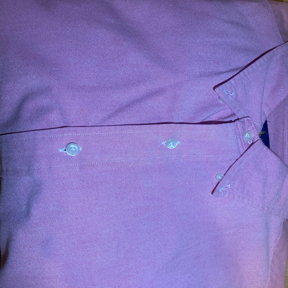NEW POLO RALPH LAUREN Men's Pink Button-Down Shirt XLT - Picture 6 of 7